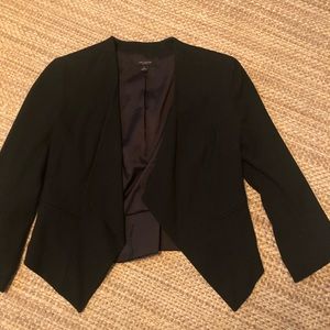 Ann Taylor crop tuxedo jacket/blazer
